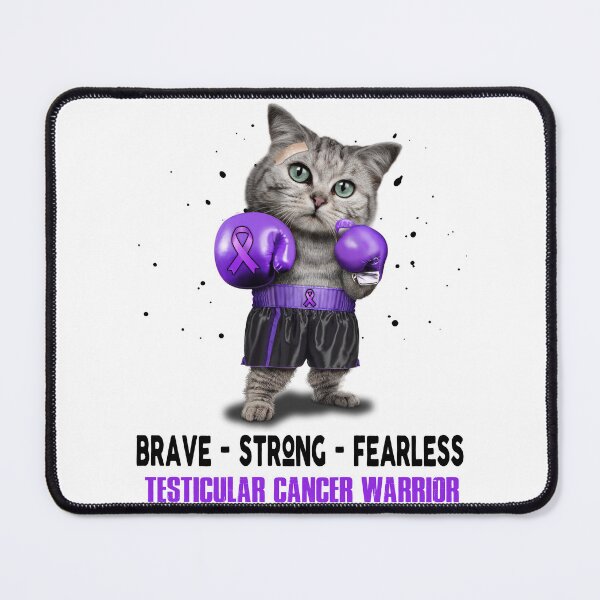 Item preview, Testicular Cancer Warrior - BRAVE STRONG FEARLESS designed and sold by Berriosly.