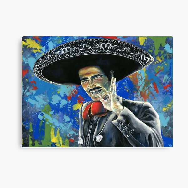 Vicente Fernandez Canvas Print By Artsyboo Redbubble