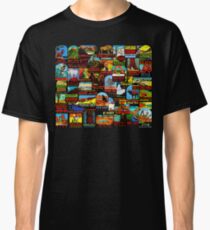 American National Parks Vintage Travel Decal Bomb Classic T-Shirt