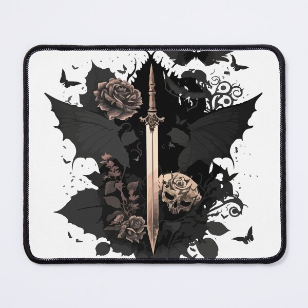 Item preview, Black element sword, Game art, RPG, pastel color art 4 designed and sold by Daimonxart.