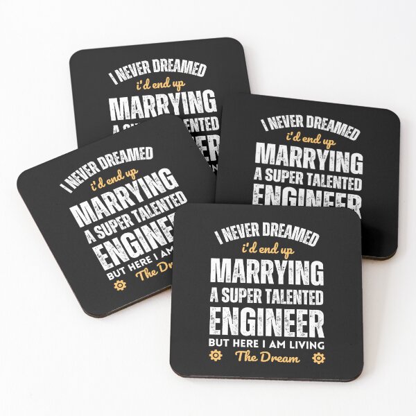 Item preview, Marrying A Super Talented Engineer, Funny designed and sold by medben.