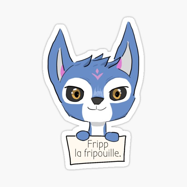Fripp, french inscription. Sticker