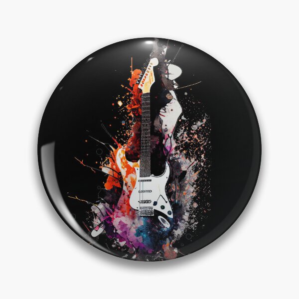 Item preview, Guitar in a Burst of Paint designed and sold by LukeAiWalker.