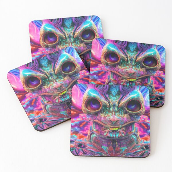 Artikelvorschau, Psychedelic Face #72 - Part of Our Psychedelic Faces Collection entworfen und verkauft von Psychedelic Psychos.