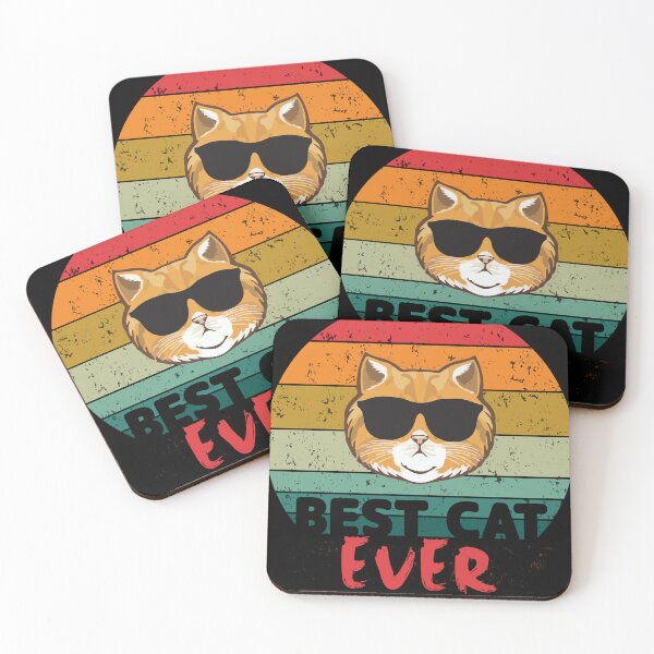 Item preview, Best Cat Dad Ever Vintage Sunset Faded Design designed and sold by Xx4thseasonxX.