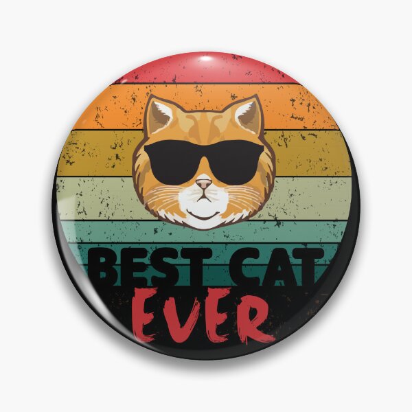Item preview, Best Cat Dad Ever Vintage Sunset Faded Design designed and sold by Xx4thseasonxX.