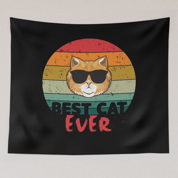 Item preview, Best Cat Dad Ever Vintage Sunset Faded Design designed and sold by Xx4thseasonxX.