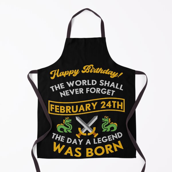 Item preview, February 24th The Day A Legend Was Born Dragons And Swords Design (Light) designed and sold by Graograman.