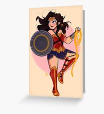 Lasso Woman Greeting Card
