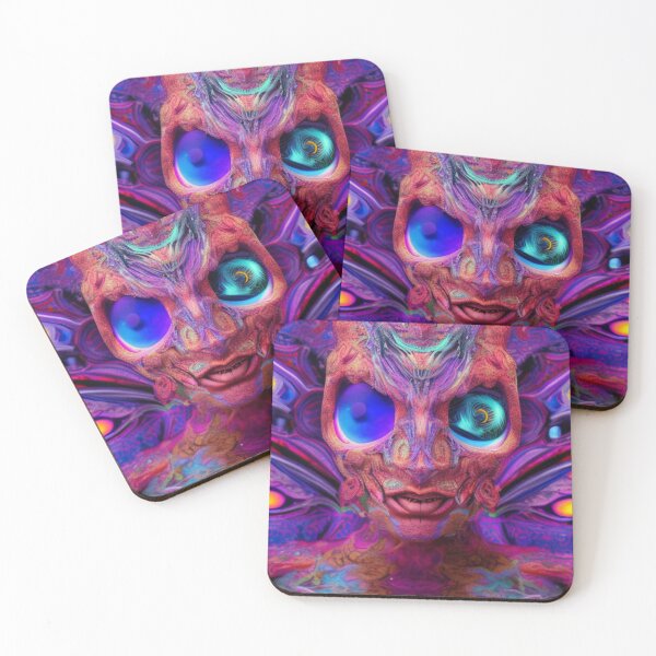 Artikelvorschau, Psychedelic Face #75 - Part of Our Psychedelic Faces Collection entworfen und verkauft von Psychedelic Psychos.