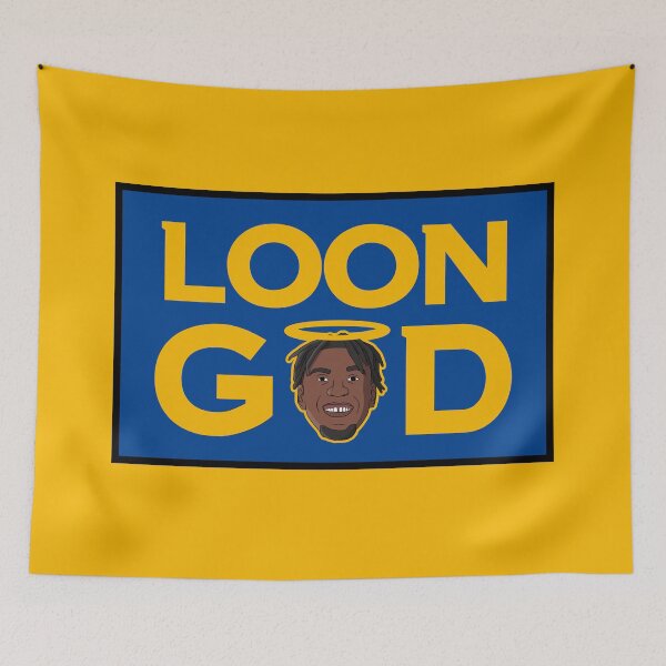 Item preview, Kevon Looney - Loon God - GSW Basketball designed and sold by sportsign.