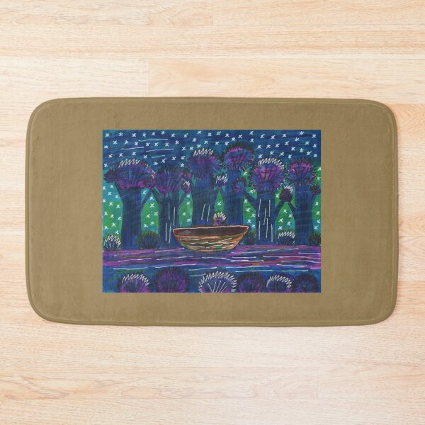 Item preview, Boat Floating on the River designed and sold by mila-ola.