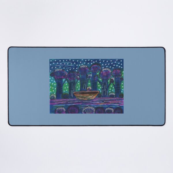 Item preview, Boat Floating on the River designed and sold by mila-ola.