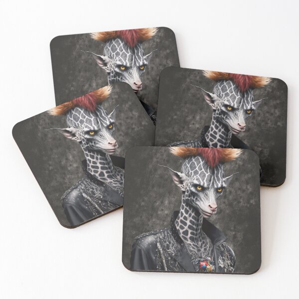 Item preview, Punk Giraffe (Portrait) designed and sold by Simone Davino.