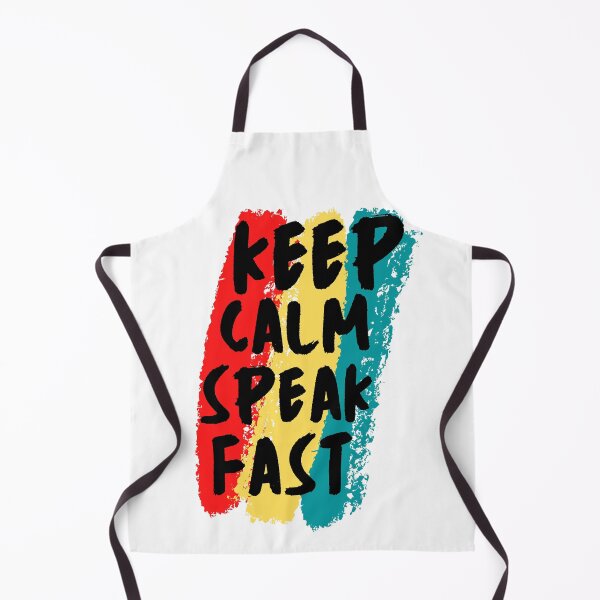 Item preview, Keep Calm And Speak Fast designed and sold by mu-art.