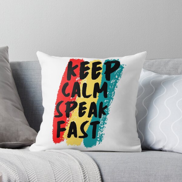 Item preview, Keep Calm And Speak Fast designed and sold by mu-art.