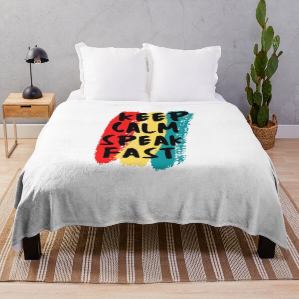 Item preview, Keep Calm And Speak Fast designed and sold by mu-art.