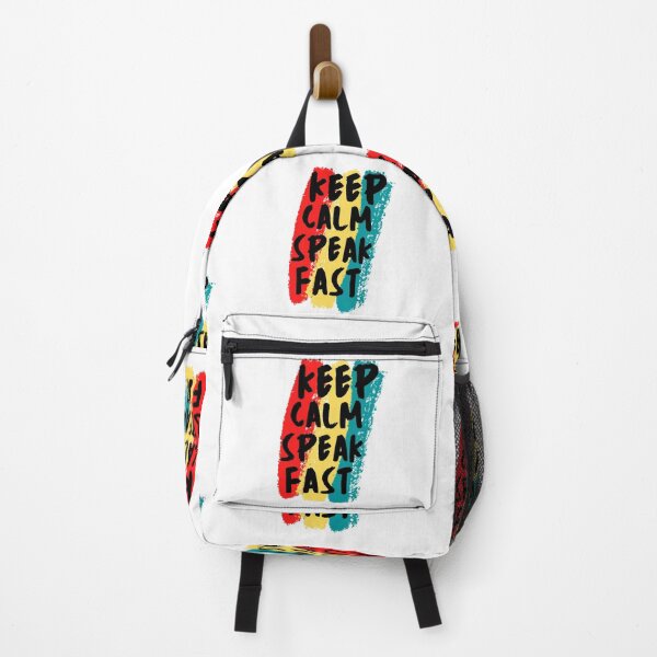 Item preview, Keep Calm And Speak Fast designed and sold by mu-art.