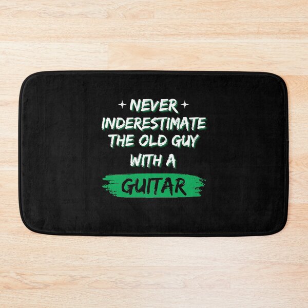 Item preview, Never Underestimate The Old Guy With A Guitar designed and sold by TeePerfect ⭐⭐⭐⭐⭐.