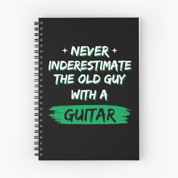 Item preview, Never Underestimate The Old Guy With A Guitar designed and sold by TeePerfect ⭐⭐⭐⭐⭐.