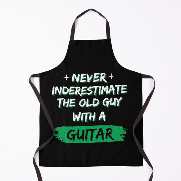 Item preview, Never Underestimate The Old Guy With A Guitar designed and sold by TeePerfect ⭐⭐⭐⭐⭐.