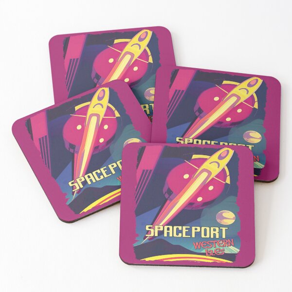 Item preview, Spaceport Western Isles (#04) [Create a set!] designed and sold by SolidEarthArt.