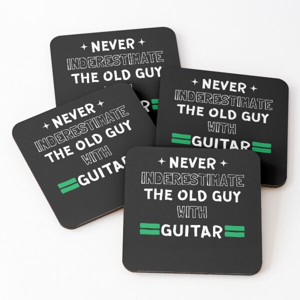 Item preview, Never Underestimate The Old Guy With A Guitar designed and sold by TeePerfect ⭐⭐⭐⭐⭐.