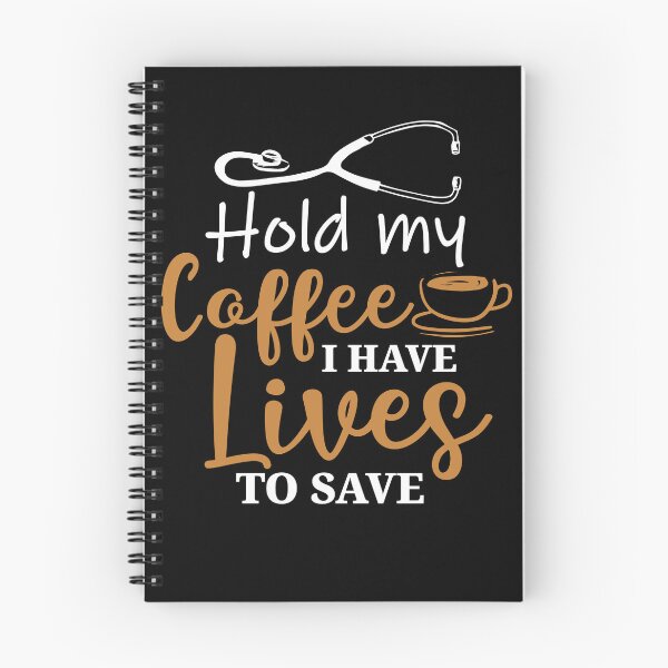 Item preview, Hold me Coffee I Have Lives to Save  designed and sold by FanityPrints.