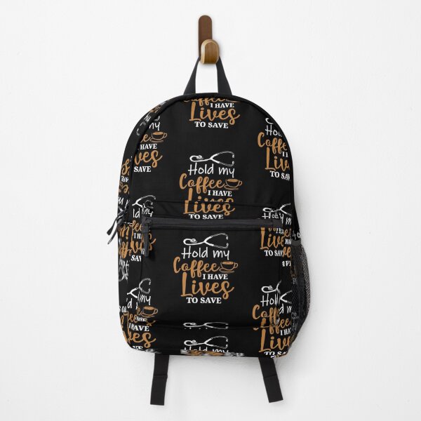 Item preview, Hold me Coffee I Have Lives to Save  designed and sold by FanityPrints.