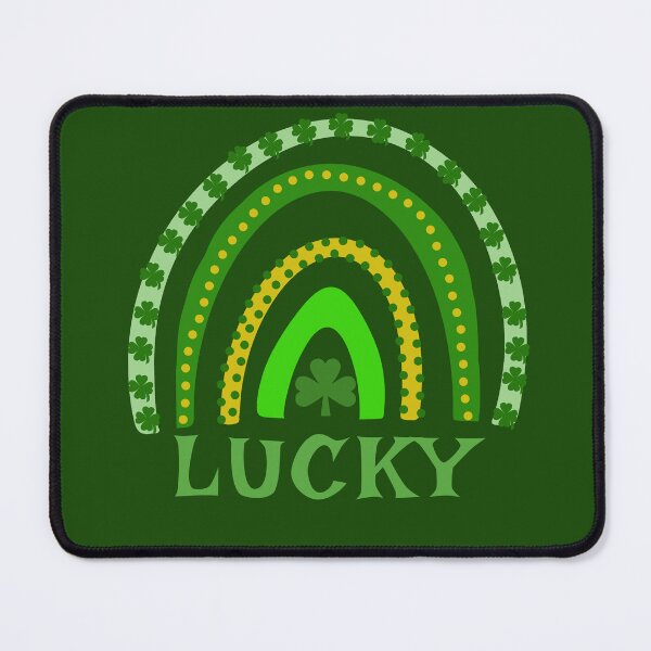Item preview, LUCKY Green Rainbow and Shamrock for St Patricks Day designed and sold by Greenbaby.
