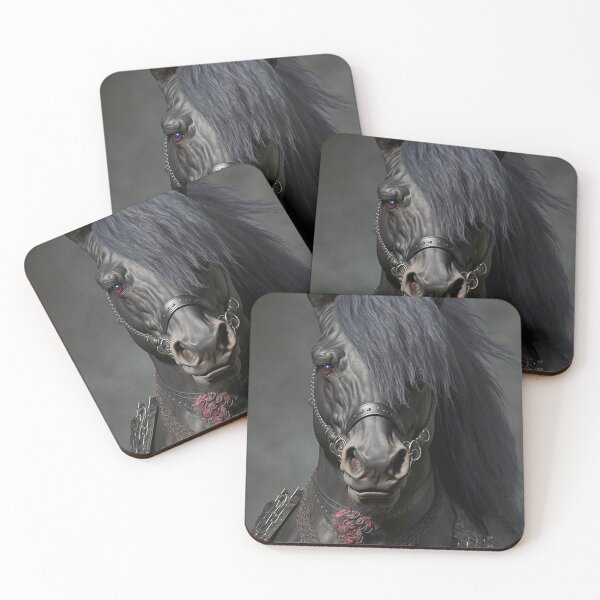 Item preview, Fierce Dark Horse (Portrait) designed and sold by Simone Davino.