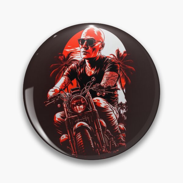 Item preview, man with glasses bald full body badass tattoos designed and sold by sammgdesign.