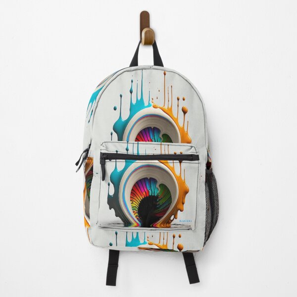 Item preview, Dripping Colourful Drops in Fibonacci Style for Wall Art, Home and Office Decor designed and sold by RAGANADesign.