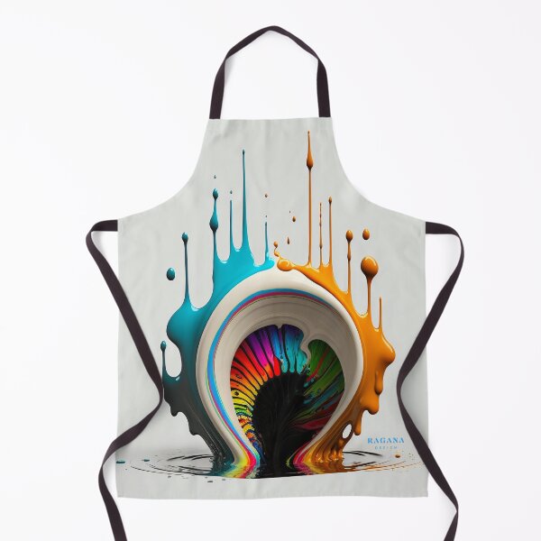 Artikelvorschau, Dripping Colourful Drops in Fibonacci Style for Wall Art, Home and Office Decor entworfen und verkauft von RAGANADesign.