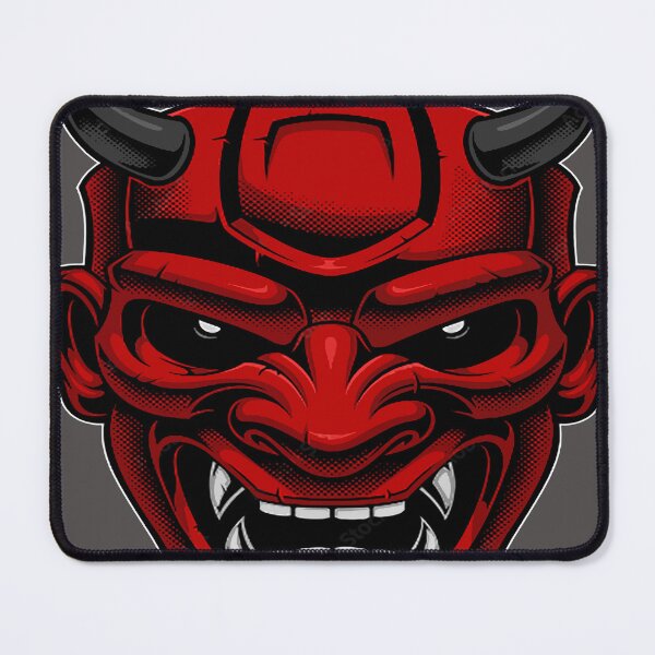 Item preview, Horns red face scary spooky awesome art designed and sold by AssamFT.