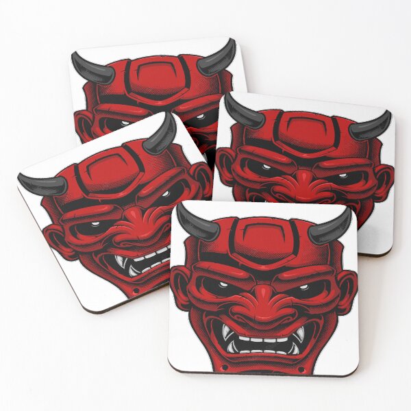 Item preview, Horns red face scary spooky awesome art designed and sold by AssamFT.