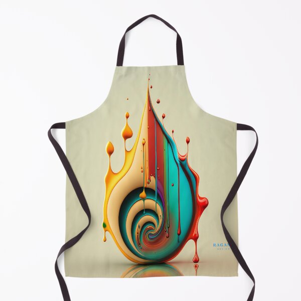 Artikelvorschau, Dripping Colourful Drops in Fibonacci Style for Wall Art, Home and Office Decor entworfen und verkauft von RAGANADesign.
