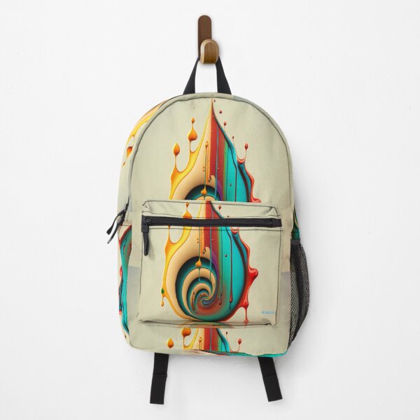 Artikelvorschau, Dripping Colourful Drops in Fibonacci Style for Wall Art, Home and Office Decor entworfen und verkauft von RAGANADesign.