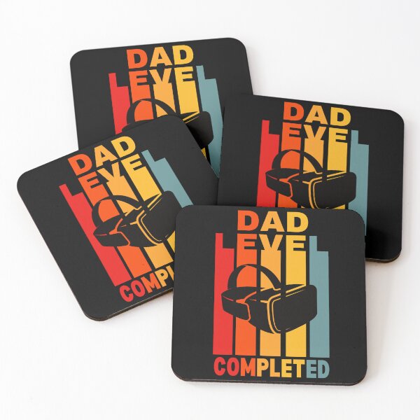 Item preview, Dad Level Completed Virtual Reality Fathers Day Gift designed and sold by DadJokeDescript.