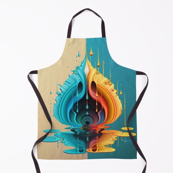 Artikelvorschau, Dripping Colourful Drops in Fibonacci Style for Wall Art, Home and Office Decor entworfen und verkauft von RAGANADesign.