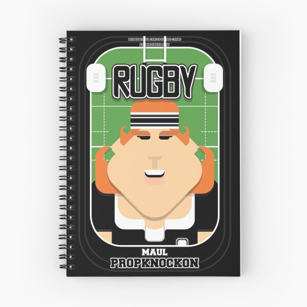 Aperçu de l'œuvre Rugby Black - Maul Propknockon - Version Jacqui créée et vendue par boxedspaper.