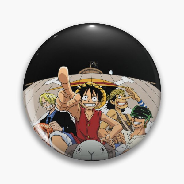 One Piece Straw Hats Anime Pin Buttons — Cappin' Out