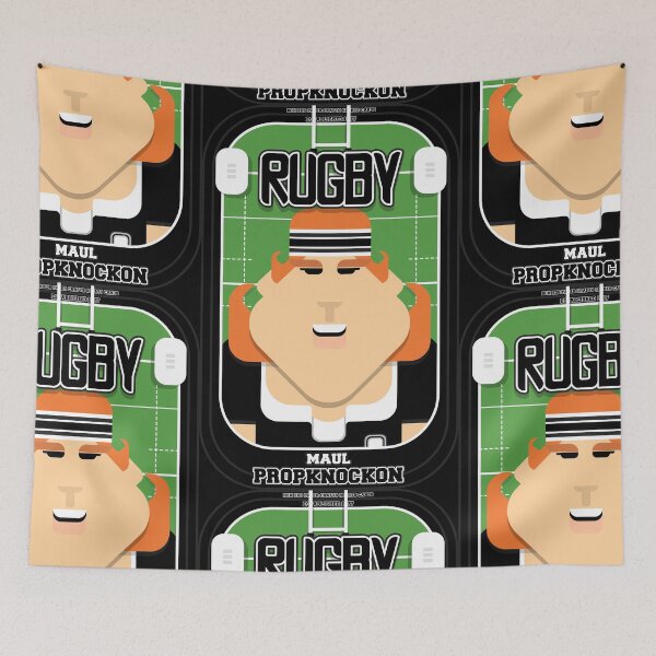 Item preview, Rugby Black - Maul Propknockon - Jacqui version designed and sold by boxedspaper.