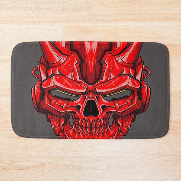 Item preview, Robotic Horns red Skull scary awesome art designed and sold by AssamFT.