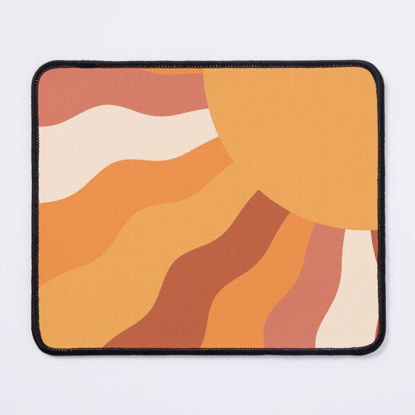 Item preview, Warm Wavy Sun Rays - Retro Earth Tones designed and sold by kierkegaard.