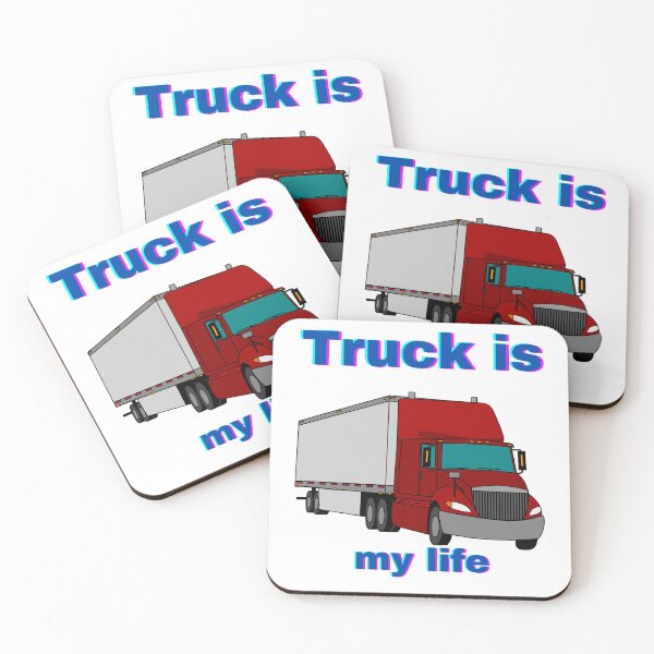 Item preview,  Truck is my life designed and sold by Bart-Designs.