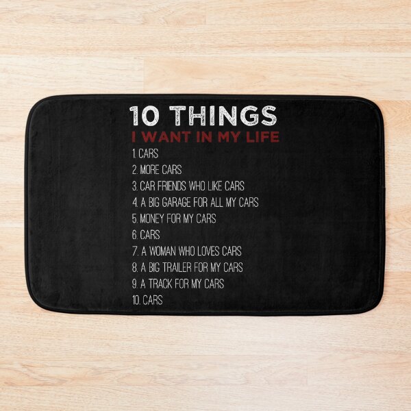 Item preview, Copy of 10 Things I Want In My Life Cars More Cars car, Funny Cars - Gift For Car Lover designed and sold by The2Art.