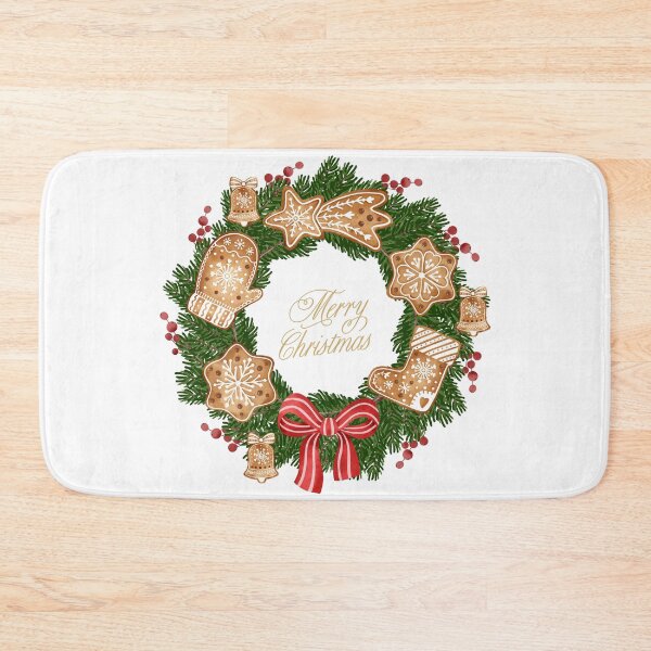 Item preview, Christmas Gingerbread Cookies Wreath designed and sold by silviaol.