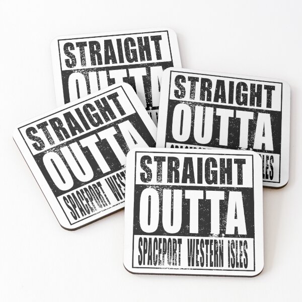 Item preview, Straight Outta Western Isles (black) designed and sold by SolidEarthArt.