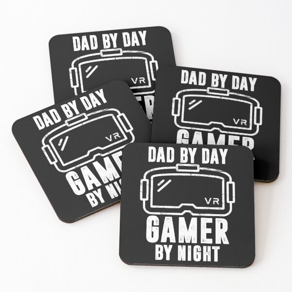 Item preview, VR Dad By Day Gamer By Night Virtual Reality Gaming Headset designed and sold by DadJokeDescript.